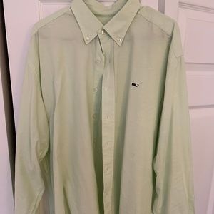 Vineyard Vines Men's XL Long Sleeve Green Shirt